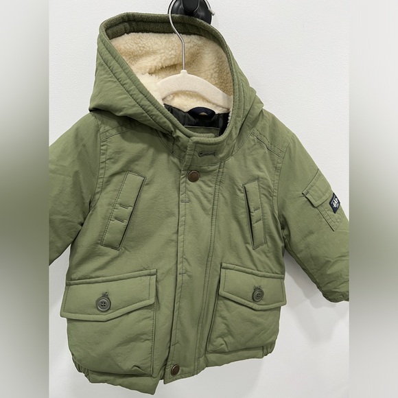 Boys Green Gap Jacket Size 12-18 Months - Picture 3 of 4